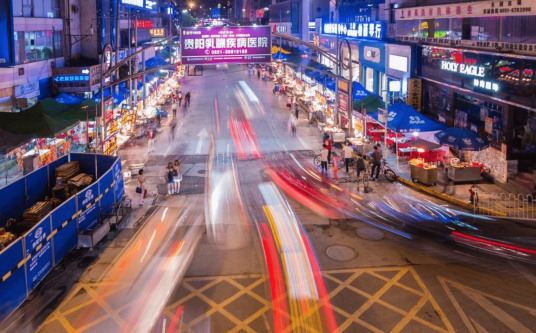 陕西路夜市